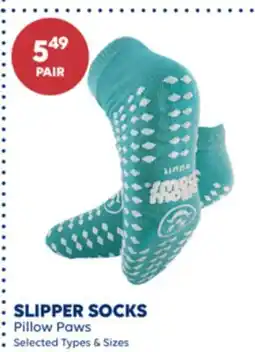 Wellwise by Shoppers SLIPPER SOCKS Pillow Paws offer