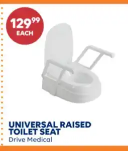 Wellwise by Shoppers Drive Medical UNIVERSAL RAISED TOILET SEAT offer