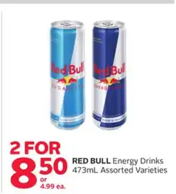 Rexall RED BULL Energy Drinks offer