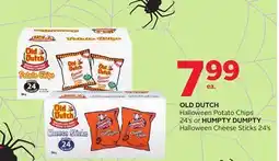 Rexall OLD DUTCH Halloween Potato Chips 24's or HUMPTY DUMPTY Halloween Cheese Sticks 24's offer