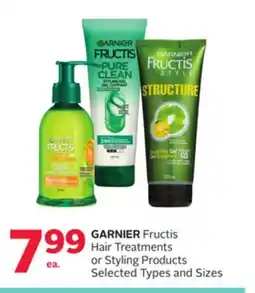Rexall GARNIER Fructis Hair Treatments or Styling Products offer
