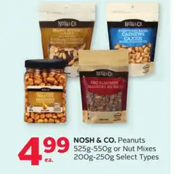 Rexall NOSH & CO. Peanuts 525g-550g or Nut Mixes 200g-250g offer