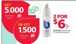 Rexall GLACÉAU Smartwater offer