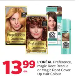 Rexall L' ORÉAL Preference, Magic Root Rescue or Magic Root Cover Up Hair Colour offer