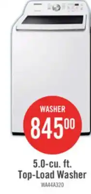 The Brick Samsung 5.1 Cu. Ft. Top-Load Washer - White - WA44A3205AW/A4 offer