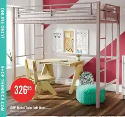 The Brick DHP Metal Twin Loft Bed offer