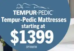 The Brick Tempur-Pedic TEMPUR Support Firm Twin Mattress offer