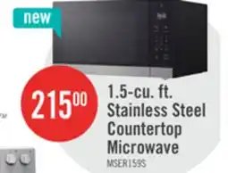 The Brick LG 1.5 Cu. Ft. NeoChef Countertop Microwave with Smart Inverter and Sensor Cooking - MSER1590S offer