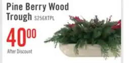 The Brick Pine Berry Wood Trough offer