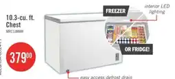 The Brick Midea 10.3 Cu. Ft. Convertible Chest Refrigerator-Freezer - MRC10M4CWW offer