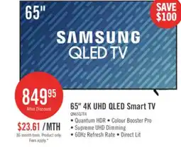 The Brick SAMSUNG 65 Q7F QLED 4K UHD Vision AI Smart Tizen OS TV (QN65Q7FAAFXZC) - 2025 Model offer