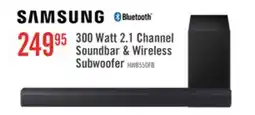 The Brick SAMSUNG B-Series 2.1 Channel Soundbar with Wireless Subwoofer (HW-B550F/ZC) offer