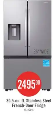 The Brick Samsung 36 31 Cu. Ft. Full Depth French-Door Refrigerator - Stainless Steel - RF32CG5400SRAA offer