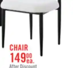The Brick Kort & Co. Capri Dining Chair with Boucle Fabric & Gold Accent, Metal - White offer