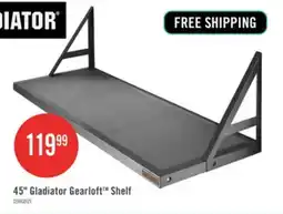 The Brick Gladiator 45 Gearloft Shelf - Hammered Granite offer