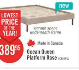 The Brick Ocean Queen Platform Base offer