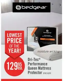The Brick BEDGEAR Dri-Tec Performance Queen Mattress Protector offer