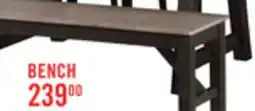 The Brick Zao Dining Bench, Melamine, 60W - Brown offer