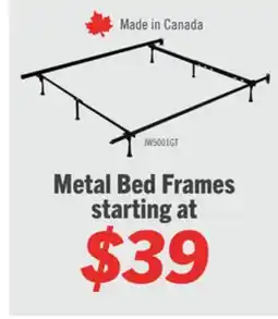 The Brick Julien Beaudoin Twin/Full Metal Glider Bed Frame offer
