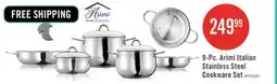 The Brick 9-Pc. Arimi Italian Stainless Steel Cookware Set offer