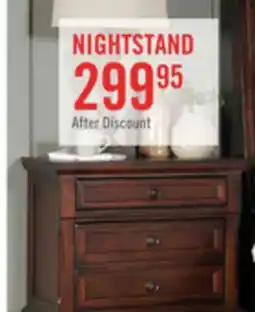 The Brick Chelsea Bedside 3-Drawer Nightstand, 28W x 28H - Cherry Brown offer