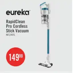 The Brick Eureka RapidClean Pro Cordless Stick Vacuum with LED Headlights - NEC280TLC offer
