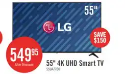The Brick LG 55 UA77 4K UHD Smart webOS TV (55UA7700PUB.ACCQ) - 2025 Model offer