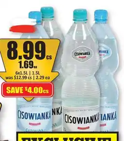 Starsky Cisowianka Natural Mineral Water offer