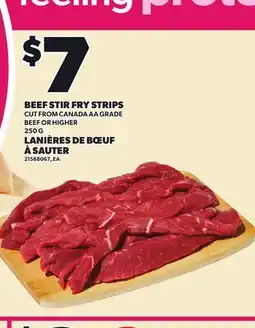 Independent City Market BEEF STIR FRY STRIPS, 250 G offer