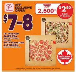 Independent City Market 12 TAKE AND BAKE PIZZA, 510-739 G offer