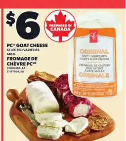 Independent City Market PC GOAT CHEESE, 140 G offer