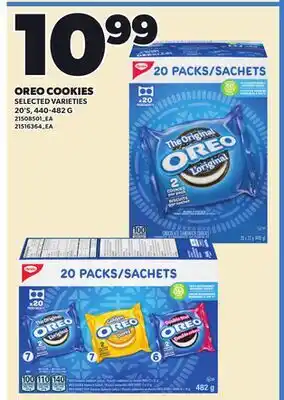 Independent City Market OREO COOKIES, 20'S, 440-482 G offer