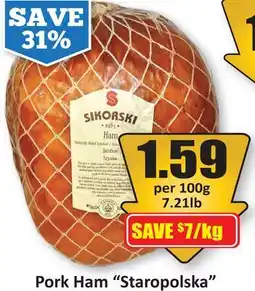 Starsky Pork Ham Staropolska offer