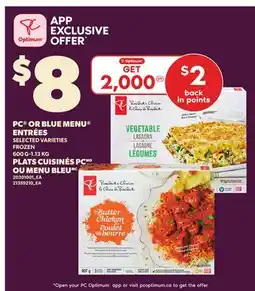 Independent City Market PC OR BLUE MENU ENTRÉES, 600 G-1.13 KG offer