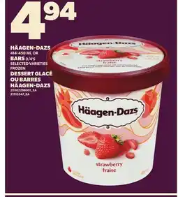 Independent City Market HHÄÄAGEN-DAZS, 414-450 ML OR BARS 3/4's offer
