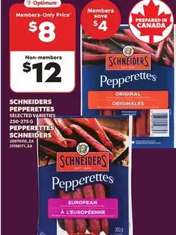 Independent City Market SCHNEIDERS PEPPERETTES, 250-375 G offer