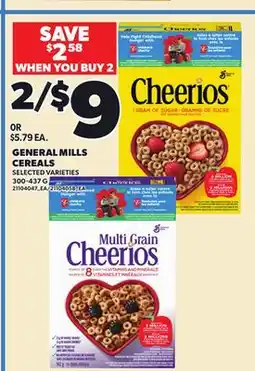 Independent City Market GENERAL MILLS CEREALS, 300-437 G offer