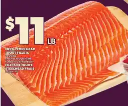 Independent City Market FRESH STEELHEAD TROUT FILLETS offer