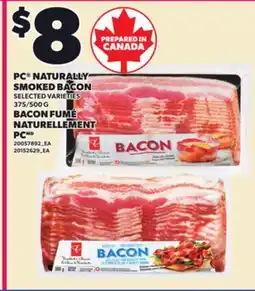 Independent City Market PC NATURALLY SMOKED BACON, 375/500 G offer