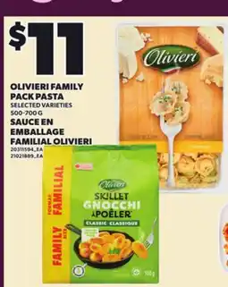 Independent City Market OLIVIERI FAMILY PACK PASTA, 500-700 G offer