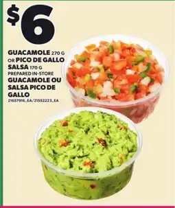 Independent City Market GUACAMOLE 270 G OR PICO DE GALLO SALSA 170 G offer