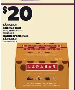 Independent City Market LÄRABAR ENERGY BAR, 16X45/48 G offer