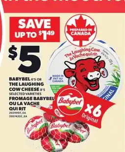 Independent City Market BABYBEL 6'S OR THE LAUGHING COW CHEESE offer