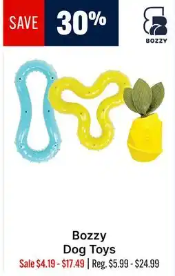 Ren’s Pets Depot Bozzy Dog Toys offer