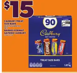 Independent City Market CADBURY TREAT SIZE BARS, 90'S offer