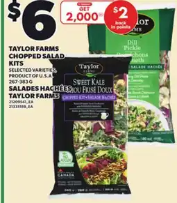 Independent City Market TAYLOR FARMS CHOPPED SALAD KITS, 267-383 G offer