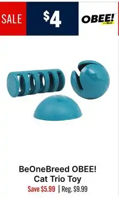 Ren’s Pets Depot BeOneBreed OBEE! Cat Trio Toy offer