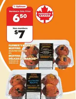 Independent City Market FARMER'S MARKET MUFFINS, 6'S offer