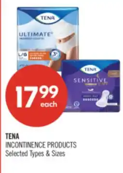 Shoppers Drug Mart TENA INCONTINENCE PRODUCTS offer