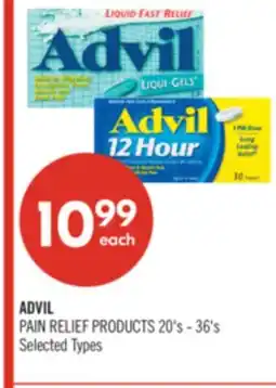 Shoppers Drug Mart ADVIL PAIN RELIEF PRODUCTS offer